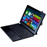 Black Leather POGO PIN Keyboard , 10.5 Inch Energy Saving Windows 8 Keyboard