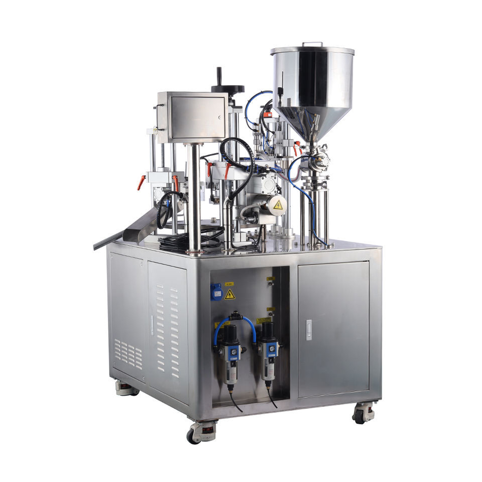 Cosmetic Hair Conditioner Hair Dye Tube Filling Machine Body Lotion Plastic Tubes Manual Filling Sealing Machine