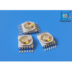  10W Multicolor Multichip LED Diodes , 6IN1 RGBWA Purple High Power Package LEDs Manufactures