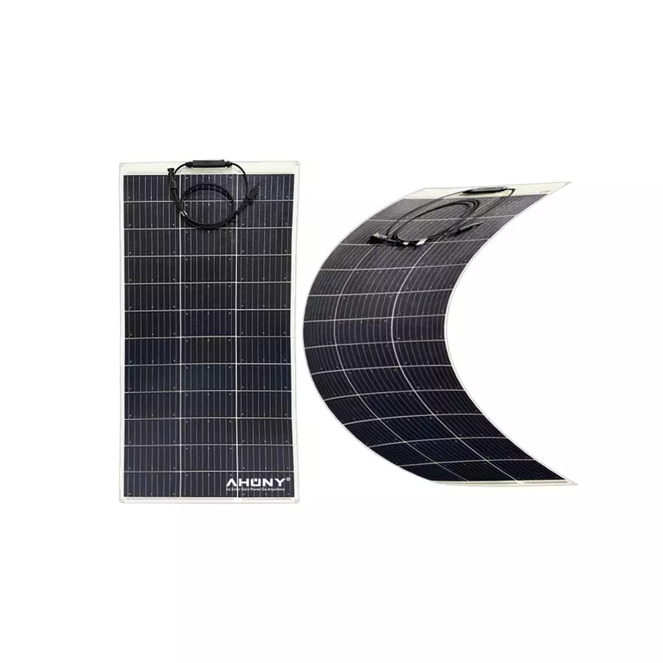 HJT HCF Flexible Solar Panel 100W 110W 120W For Camping RV Motorhome Boat Yacht