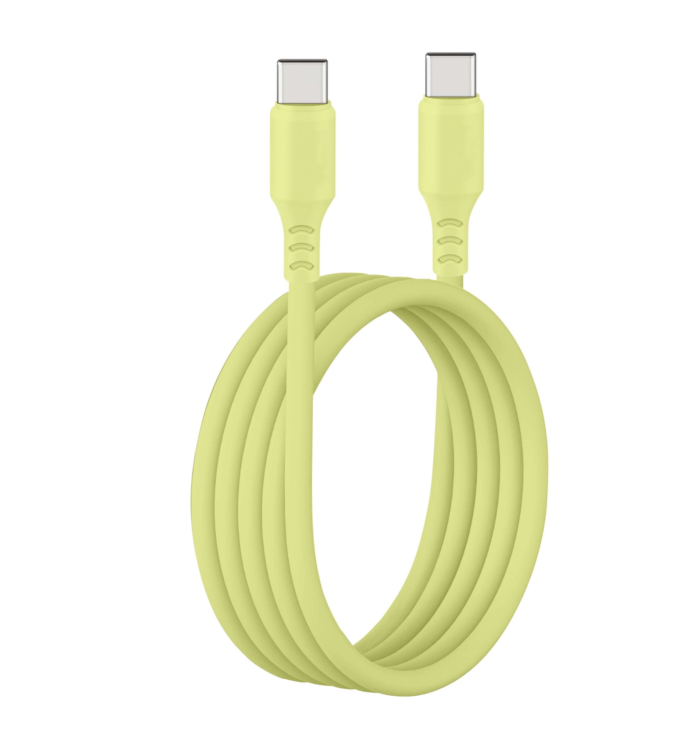 Silicone Type C Magnetic Charging Cable For Laptop Mobile Phone 100W 60W 27W 20W