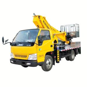 China Single Row Telescopic Arm Aerial Work Vehicle   High-altitude Operation Vehicle Aerial Work Platform on sale