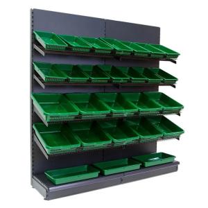  Supermarket Fruit Vegetable Rack For Store Single Sided Heavy Duty Manufactures
