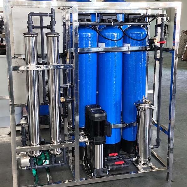 0.5 tons Three -Tanks reverse osmosis plant for for Seawater Desalination Treatment