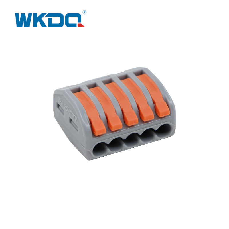  222-415 Gray Housing Push In Fast Electrical Wire Connectors Wire Compact Splicing High Quality Manufactures