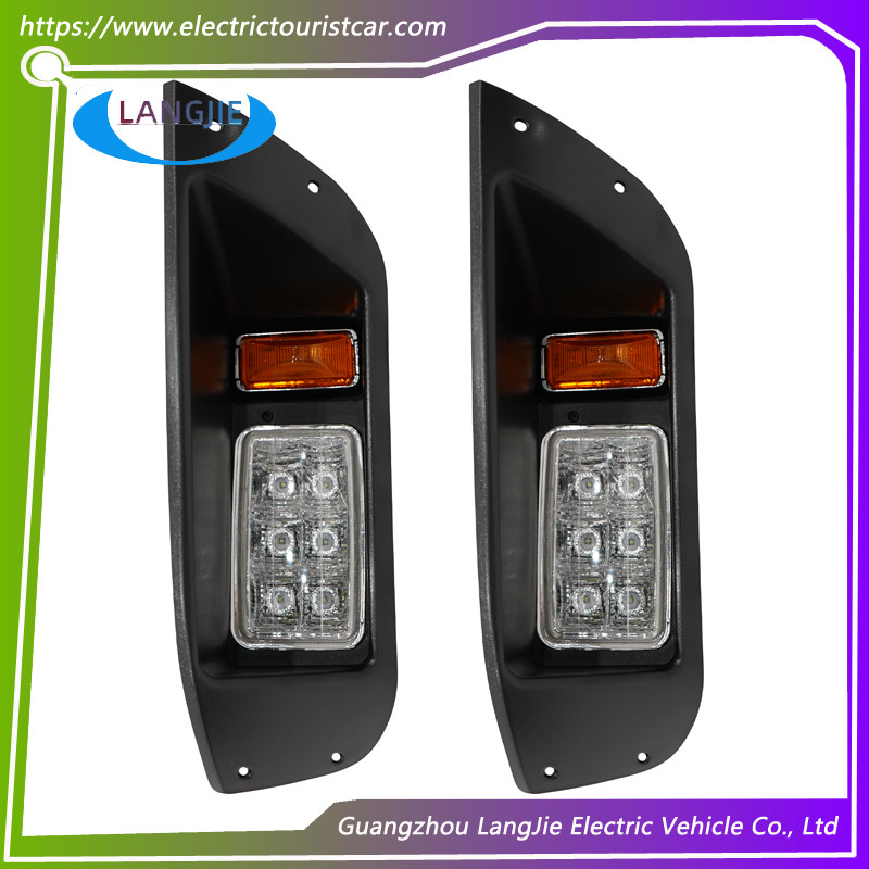 Golf Cart Kart 12V DC LED Front Head Lights Brake Rear Tail Lights Kit For EZGO TXT