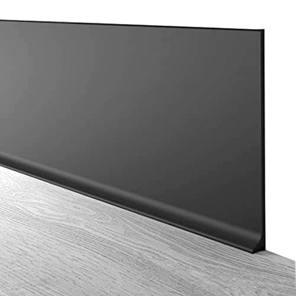 0.5'' to 8'' Flexible Vinyl Baseboard Wall Cove Base for Cutting and Customization