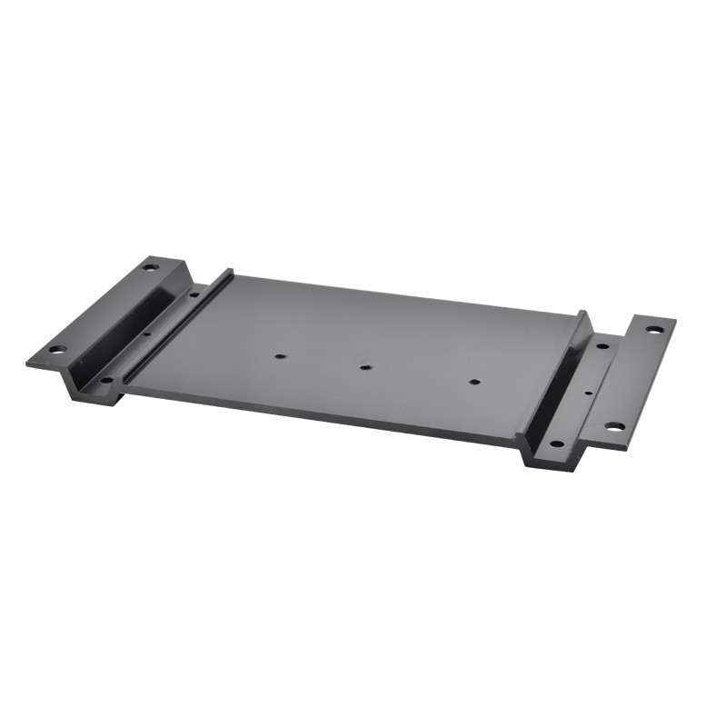 LED Lighting Black Anodizing Extruded Aluminium Heatsink Cutting T Profile