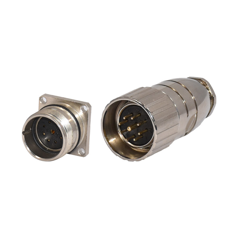 8A 20A M23 Signal Connector 19P 19 Pin 19Pin Crimping Female Plug Assemble