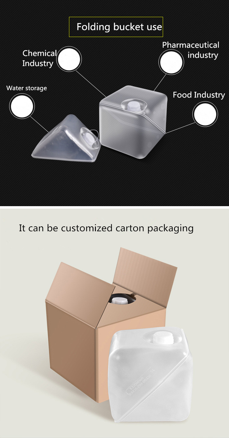 UMETASS LDPE Collapsible 20 Litre Plastic Jerry Can Eco Friendly Custom