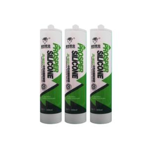  Easy Apply Fast Cure Clear Neutral Silicone Sealant With Sausage Pack Manufactures