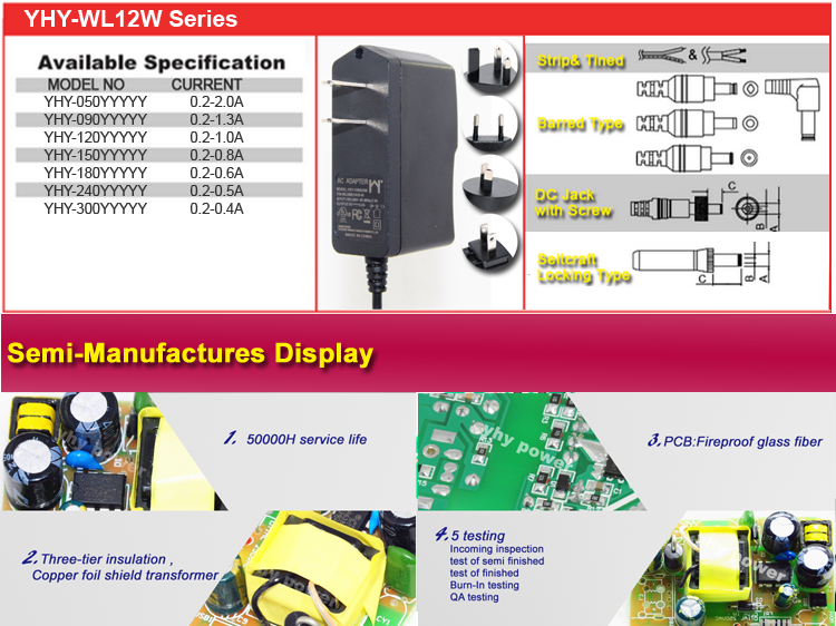 Universal AC/DC US Travel Power Adapter With 3 Years Warranty
