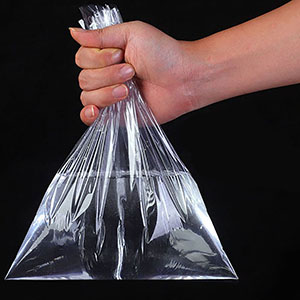 Single bag is transparent