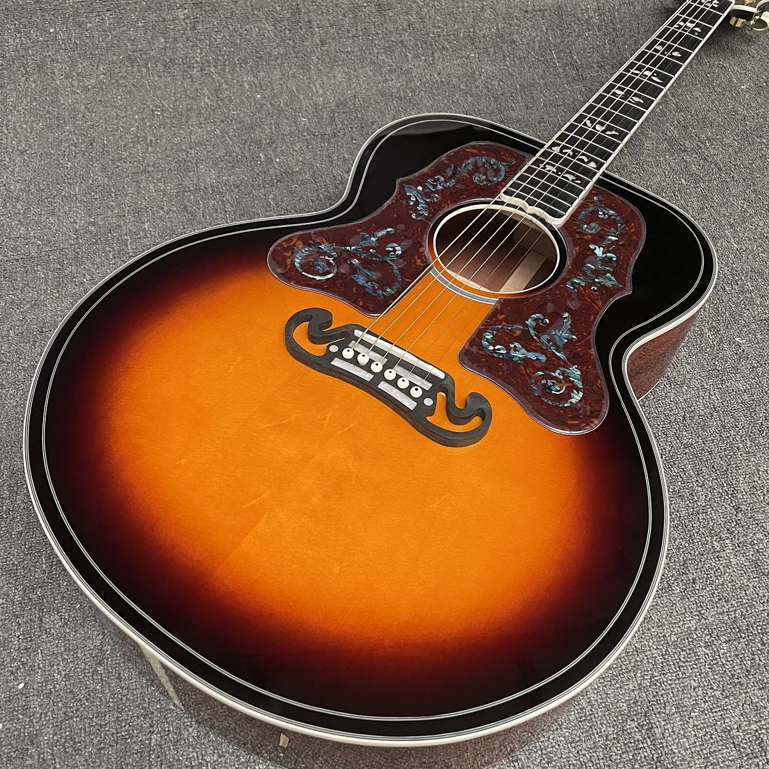 Custom Acoustic Guitar 43 inches Gibson SJ200 Cocobolo Back side folk classic guitar