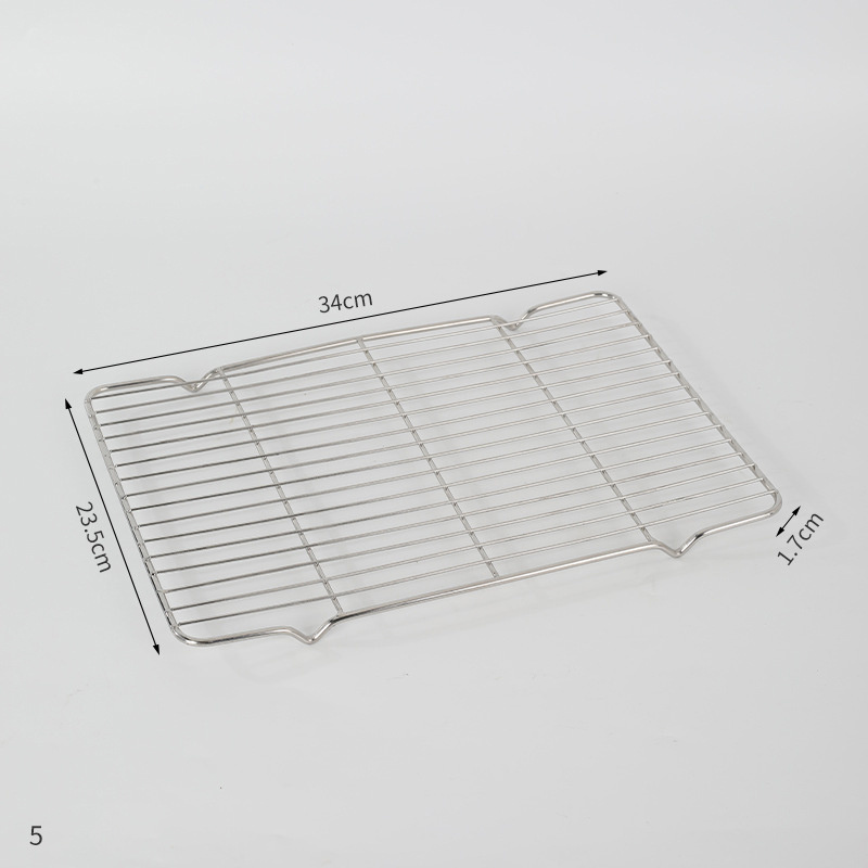 Durable Food Grade Non-Stick Stainless Steel Baking Net Mesh Pan Tray Rack Mesh