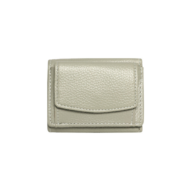 SMALL WALLET STUDENT LYCHEE PRINT WOMEN'S PURSE CARD BAG CHANGE BAG MONEY CLIP WALLET