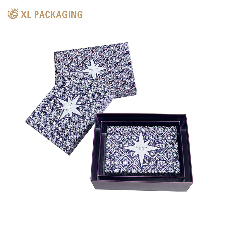 Handmade Custom Essential Oil Gift Box Packaging Rigid Cardboard Top And Bottom Box For Skincare