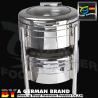 Buy cheap CE Catering Chafing Dish Of 6L Round Shape Plane Lid With Window Stackable from wholesalers