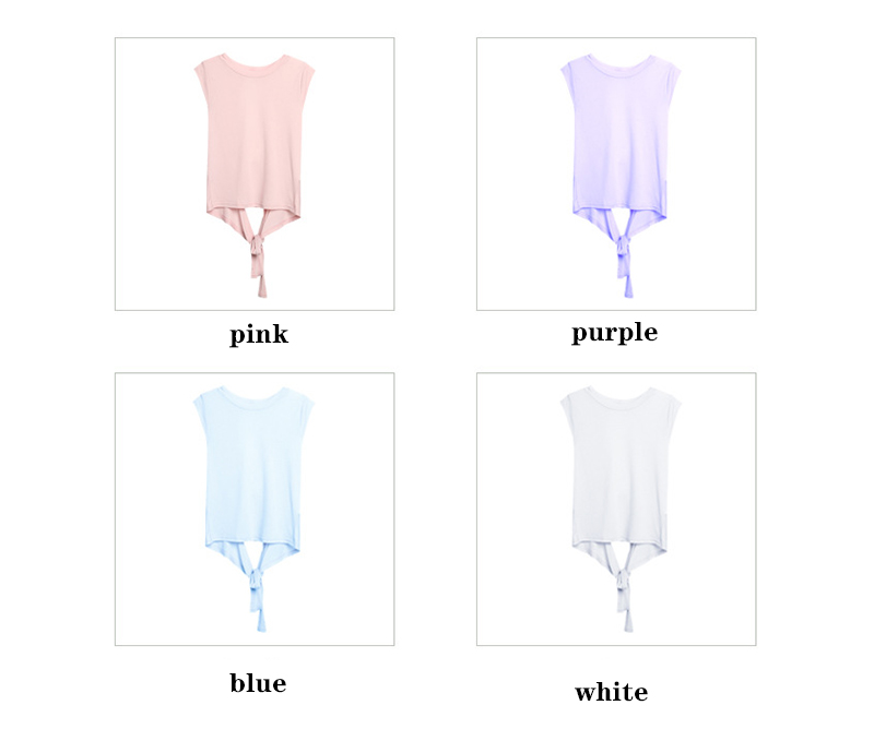 STC Jacquard Nylon Sports Ladies Yoga Tops Soft Light Cycling Vest Blouse