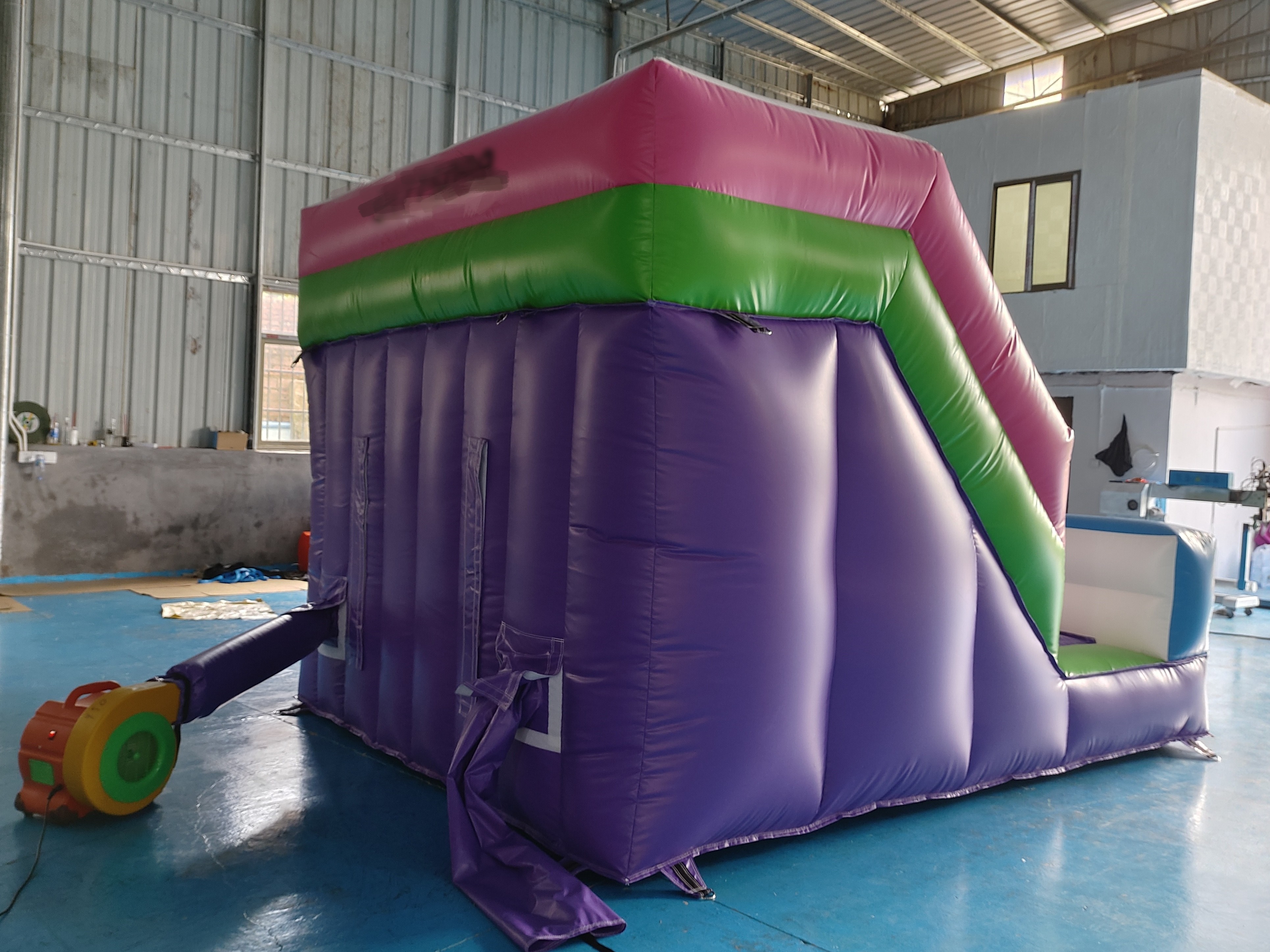 Commercial 0.55 Pvc Digital Printing Inflatable Dry Slide Mickey Mouse Cartoon Inflatable Castle For Outdoor For Kids