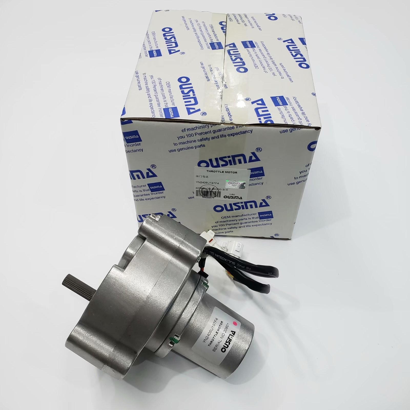 OUSIMA YN2406U197F4 Throttle Motor Motor Assy For Excavator Kobelco SK200-1/3/5
