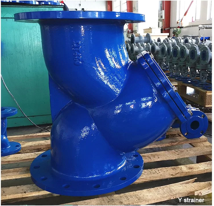 Customized SS Body DIN AWWA Cast Iron Flanged Y Strainer Y Type Basket Strainer Filter Water Strainer