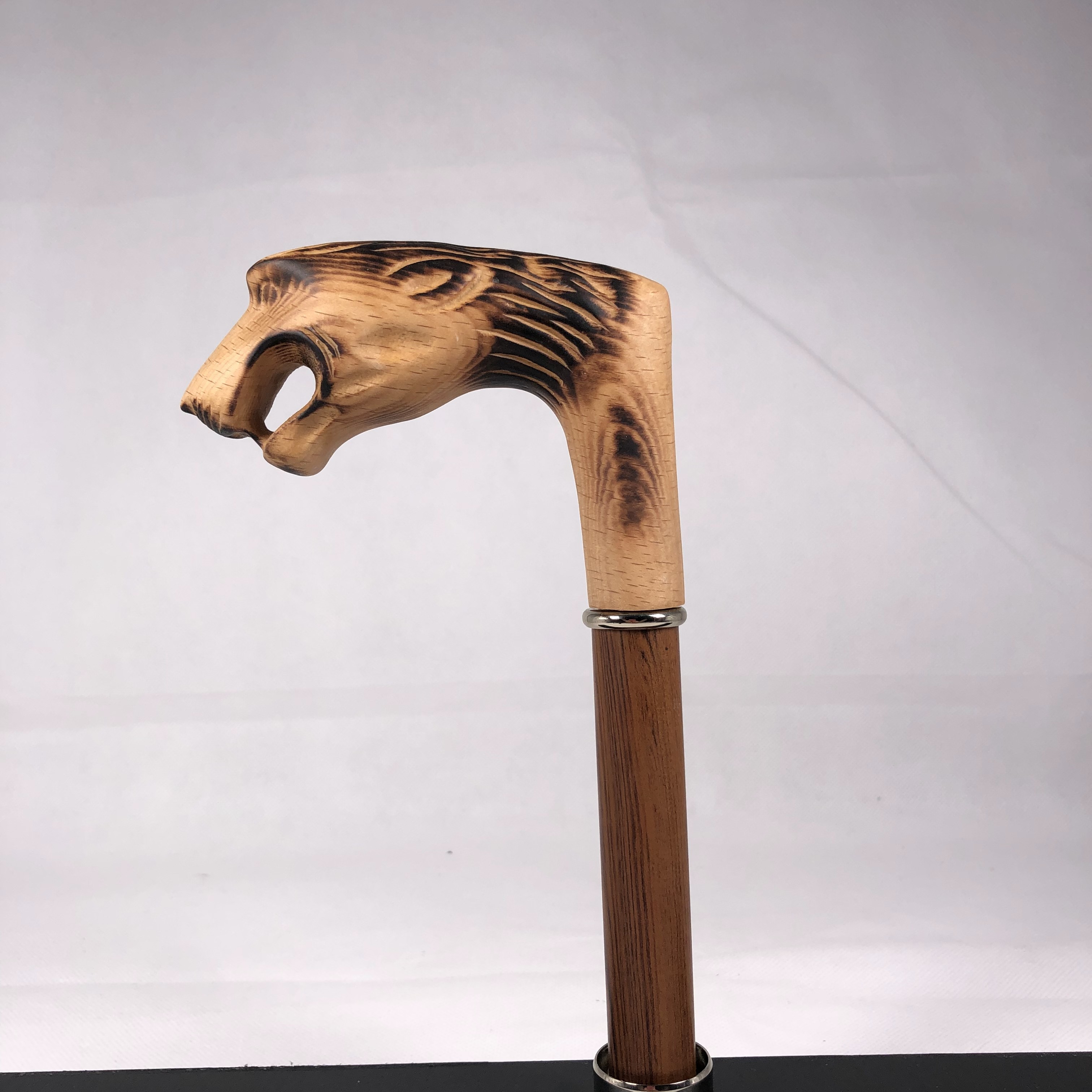 wooden amnial shape umbrella handle