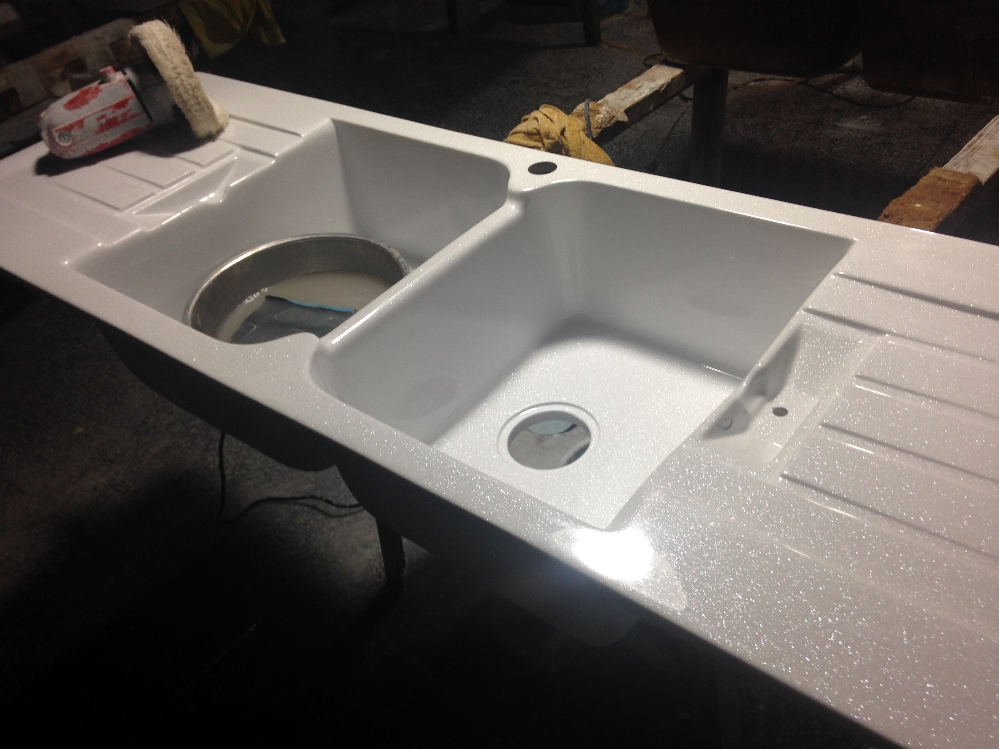 artificial stone sink inject machine