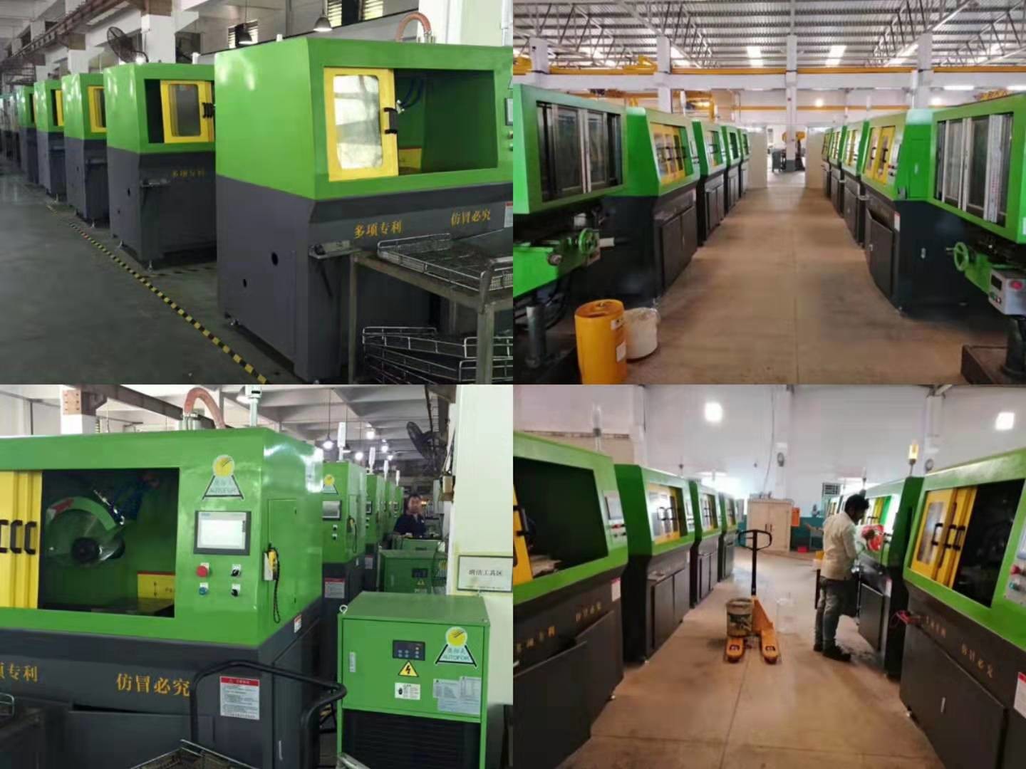 Iron Powder Cores Wheel Cutting Machine Avoid Material Burns Line Speed Adjustable