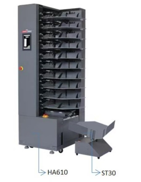 Air Suction 10 Bins Automatic Paper Sheet Book Booklet Collating Machine Equipment