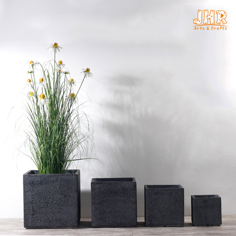 Indoor Planter Pots Clay Flower Pots Garden Planters Square Pot Planter Set Modern Plant Pots