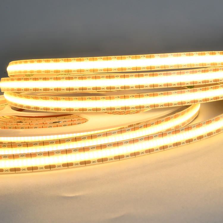 528 LEDs/M 6500K Ultra Bright CRI90+ White COB Led Strip Lights For Lighting Project