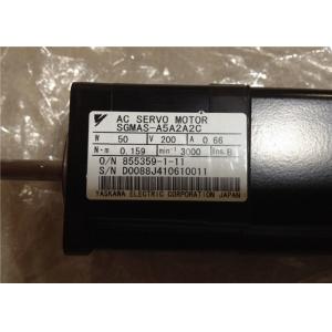50W 200V Industrial Servo Motor With 17bit Absolute Encoder SGMAS A5A2A2C