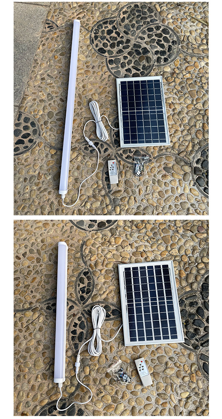 Lightning Protection 120cm Solar Panel Tube Light Fluorescent 10A Panel