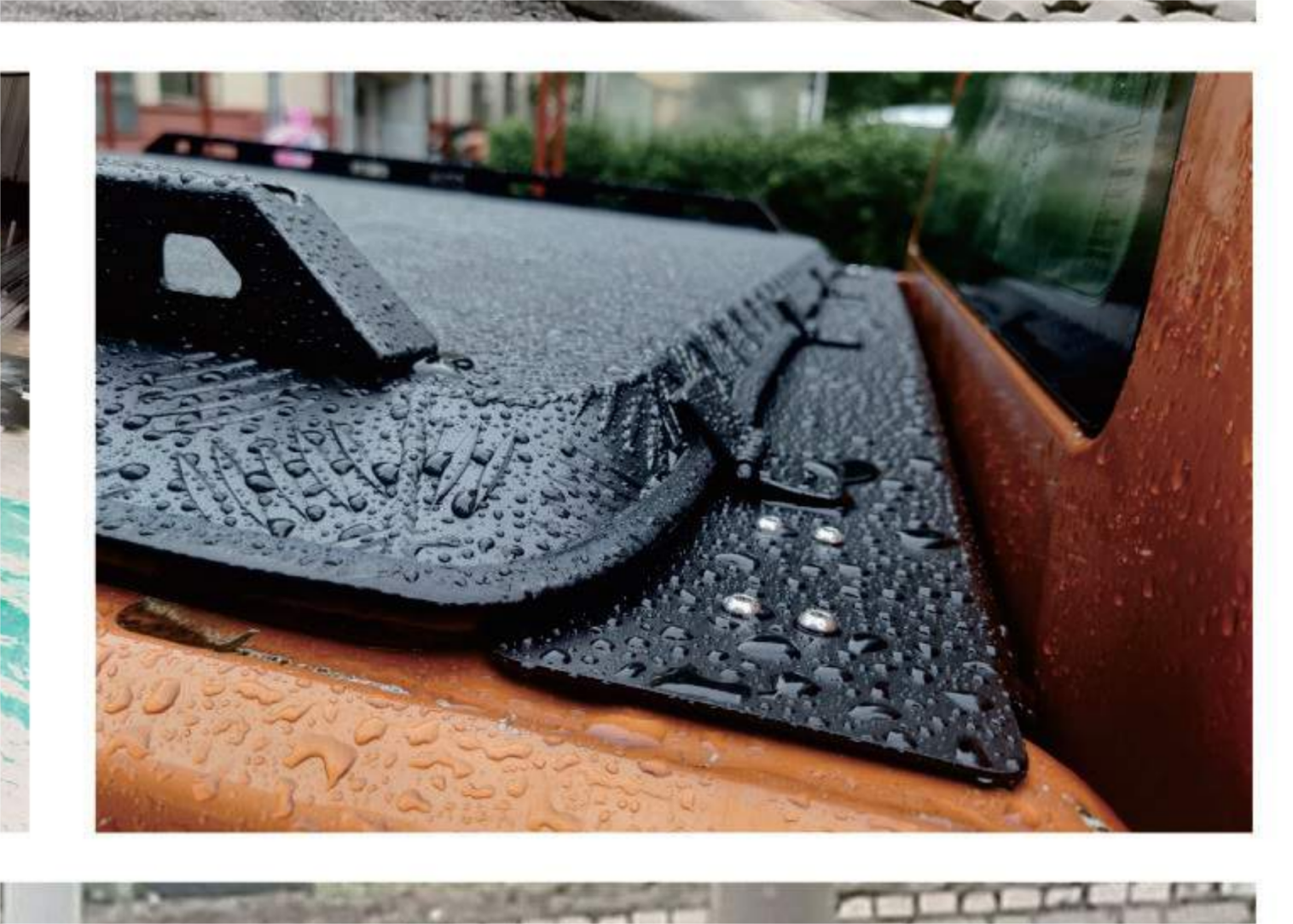 Ranger T6 T7 Pickup Tonneau Cover Aluminum Manual Roller Shutter Hard Lid for Market