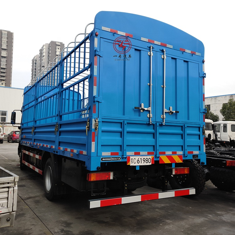 10 Ton Stake/Fence Cargo Van Truck /Used Dongfeng 4*2 Customized Camion Diesel Heavy Truck