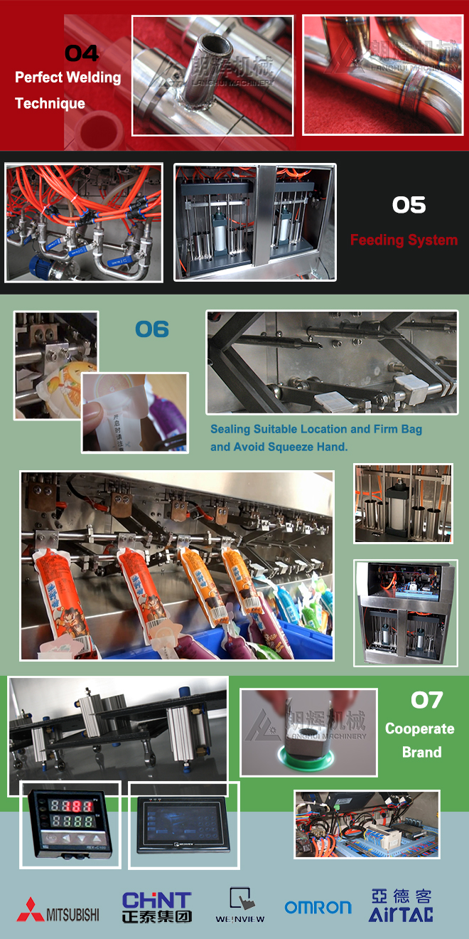 Hot Sale High Quality Milk Filling Machine for Doypack Sealing machine