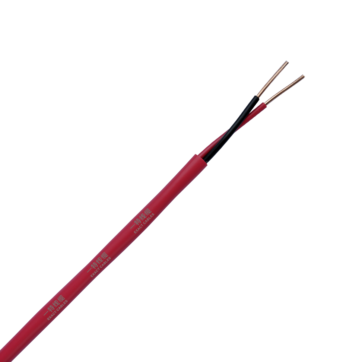 Bare Copper Wire FPLR Fire Alarm Cable Shielded 2x16AWG 2x2.5mm2