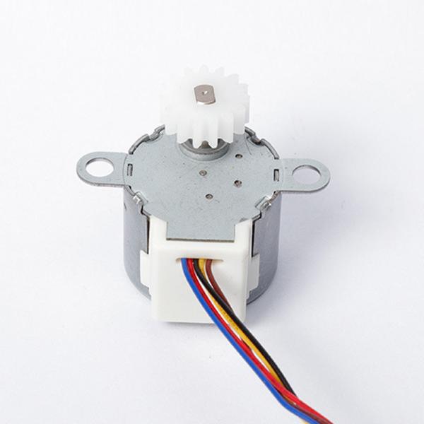 Faradyi Customized FR-24BYJ48 12V 24mm Low Noise Micro Stepper Motor Silver For