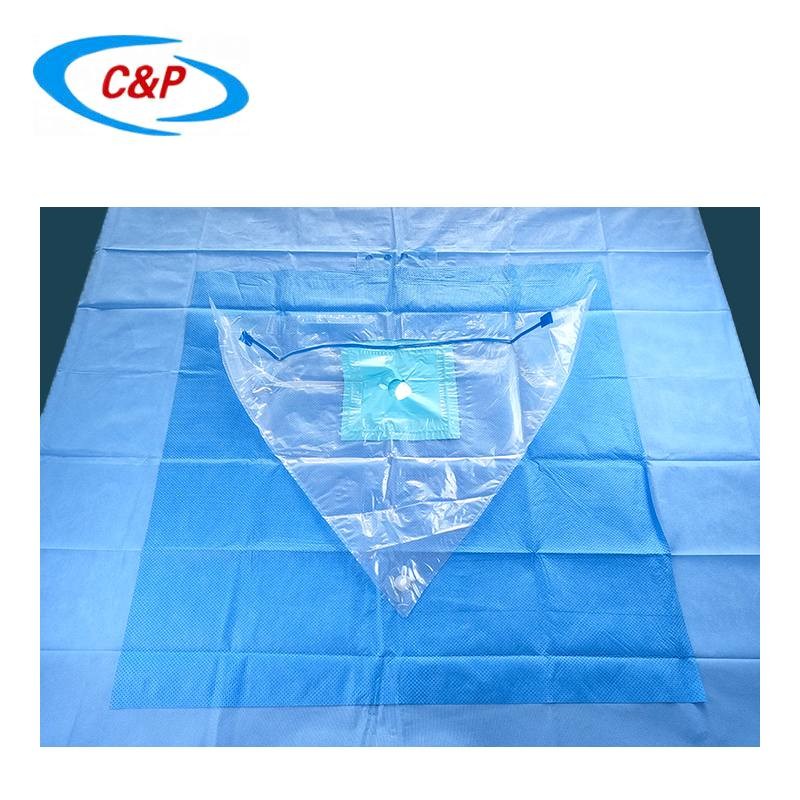 Waterproof Blue Knee Arthroscopy Orthopedic Drape Pack For Hospital/Clinic