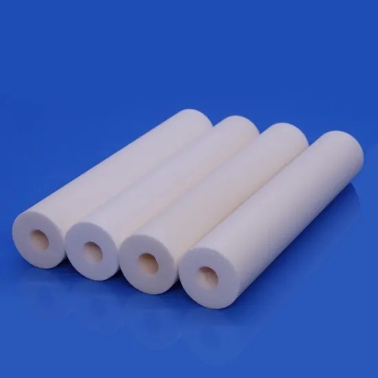 High Alumina Porcelain Ceramic Protection Tube Extraordinary Electrical Insulation