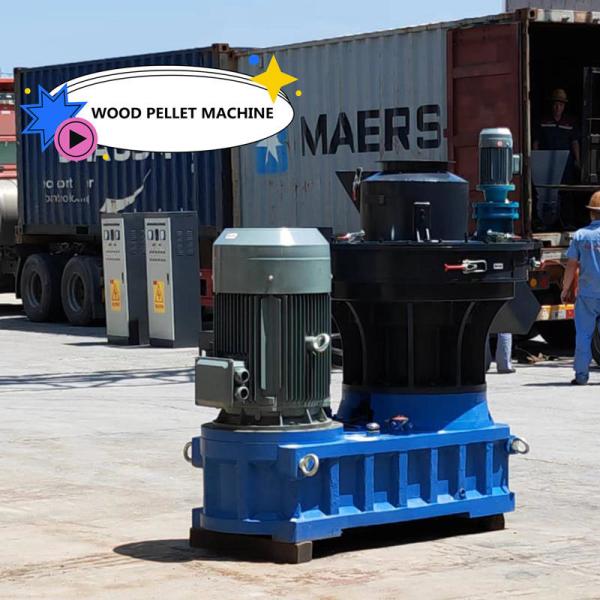 50HZ Ring Die Wood Pellet Machine 3Phase Vertical Pellet Making Machine 450