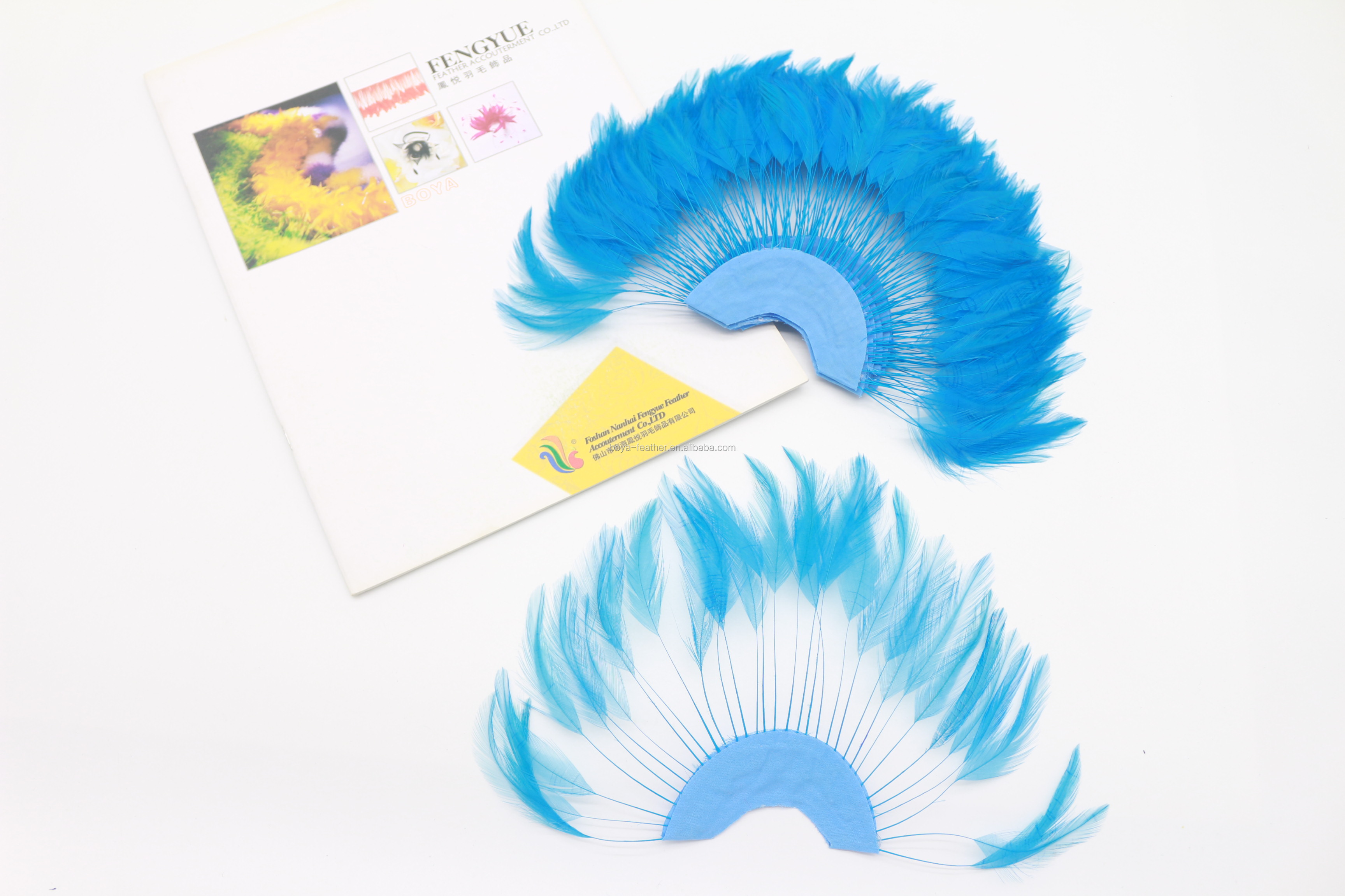10x15cm Stripped Hackle Feather Fan Professional Shipping DHL UPS FEDEX EMS TNT