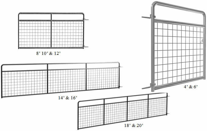 Gate I Stay 8' (2400mm) - Mesh Farm Field Brisbane Pick up
