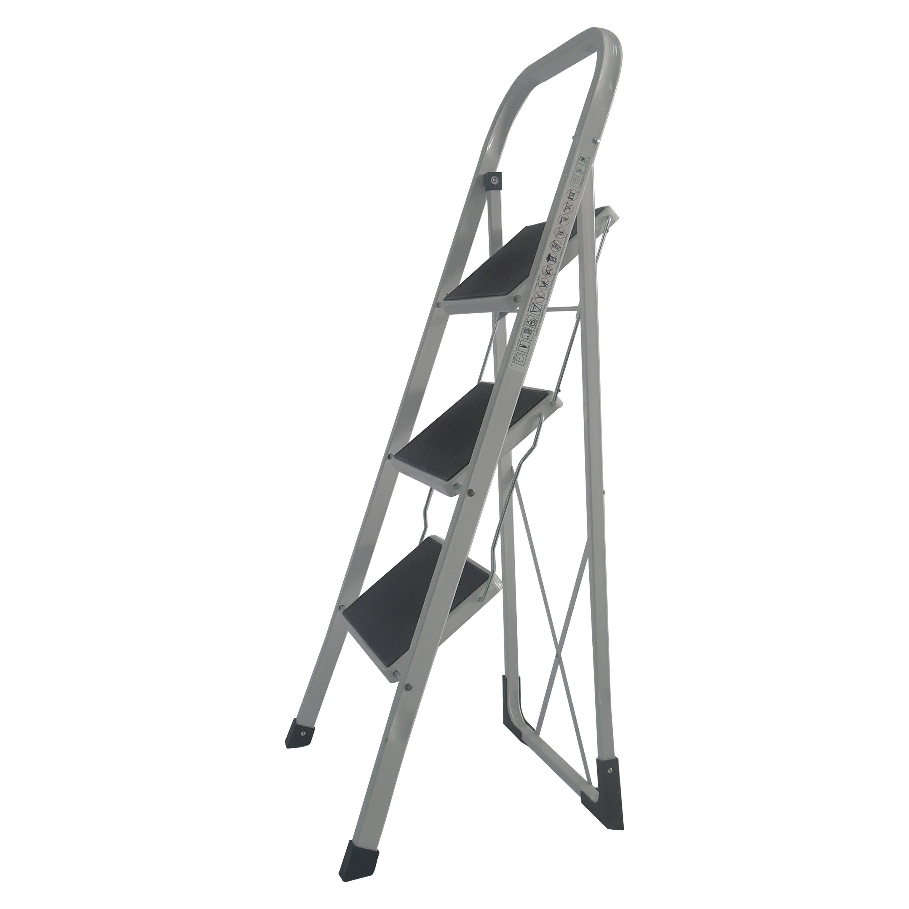 Professional Metal 3 Step Stool High Strength Long Service Life