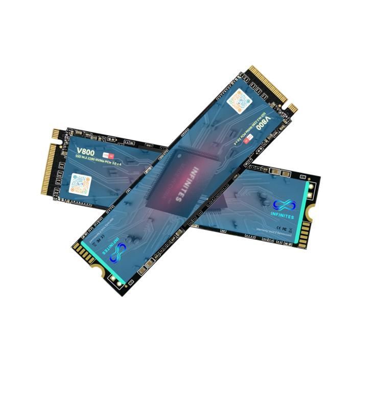 128GB High-Capacity Nvme 2280 Solid State Drive (SSD) M. 2 SATA Pcle3.0 X 4 Speeds R/W 7455MB/S ~ 6847MB/S