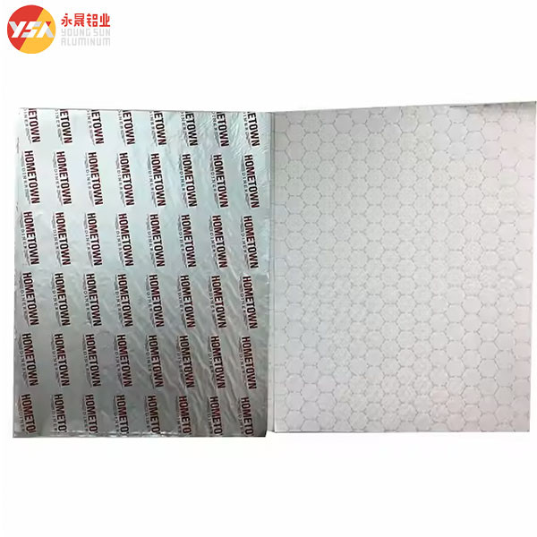 Burger Foil Hexagon Honeycomb Paper Laminated Aluminum Foil Burger Wrapping