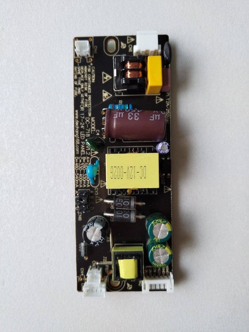 DC-718A Led Strip Power Board 9V 600mA Output 12V3A Power Supply Plate LED Driver Board