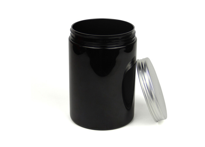 Round Clear Packaging Tubes , Screwing Pet Hard Light Tight Plastic Container