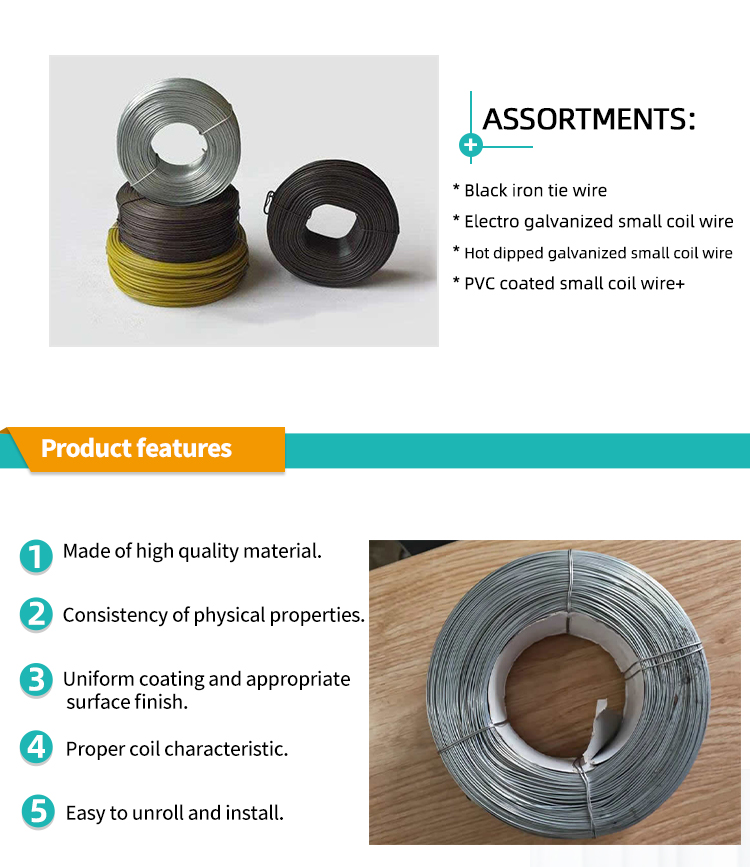 Economical Custom Design Yellow PVC Coated Baling Wire for Baling Building Supplies